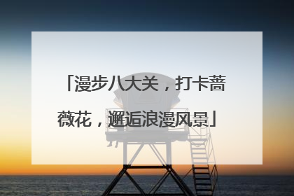 漫步八大关，打卡蔷薇花，邂逅浪漫风景