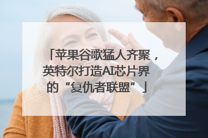 苹果谷歌猛人齐聚，英特尔打造AI芯片界的“复仇者联盟”