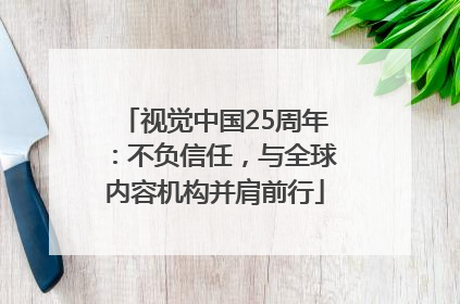 视觉中国25周年：不负信任，与全球内容机构并肩前行