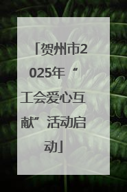 贺州市2025年“工会爱心互献”活动启动