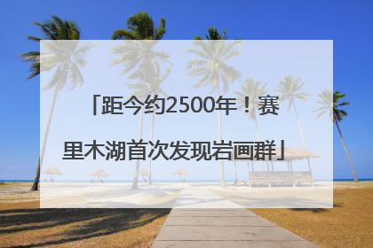 距今约2500年！赛里木湖首次发现岩画群