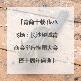 青商十载·传承飞扬：长沙望城青商会举行换届大会暨十周年盛典