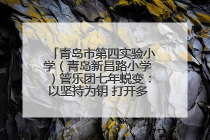 青岛市第四实验小学（青岛新昌路小学）管乐团七年蜕变：以坚持为钥 打开多元成长之门