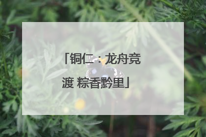 铜仁：龙舟竞渡 粽香黔里