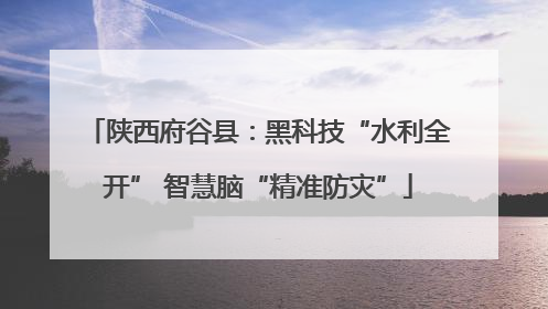 陕西府谷县：黑科技“水利全开” 智慧脑“精准防灾”