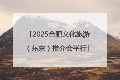 2025合肥文化旅游（东京）推介会举行